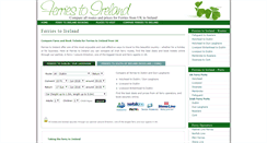Desktop Screenshot of ferriestoireland.net
